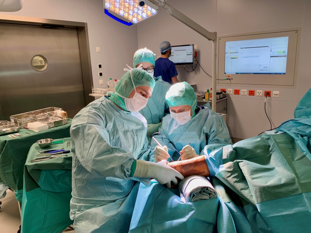 Erste Operation in der Berit Klinik Wattwil